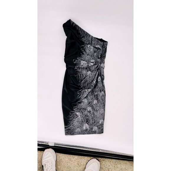 London times one shoulder cocktail evening dress  size 2P - Picture 5 of 16